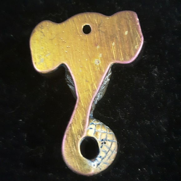 New Rainbow Titanium Elephant Head Pendant. - Picture 8 of 8